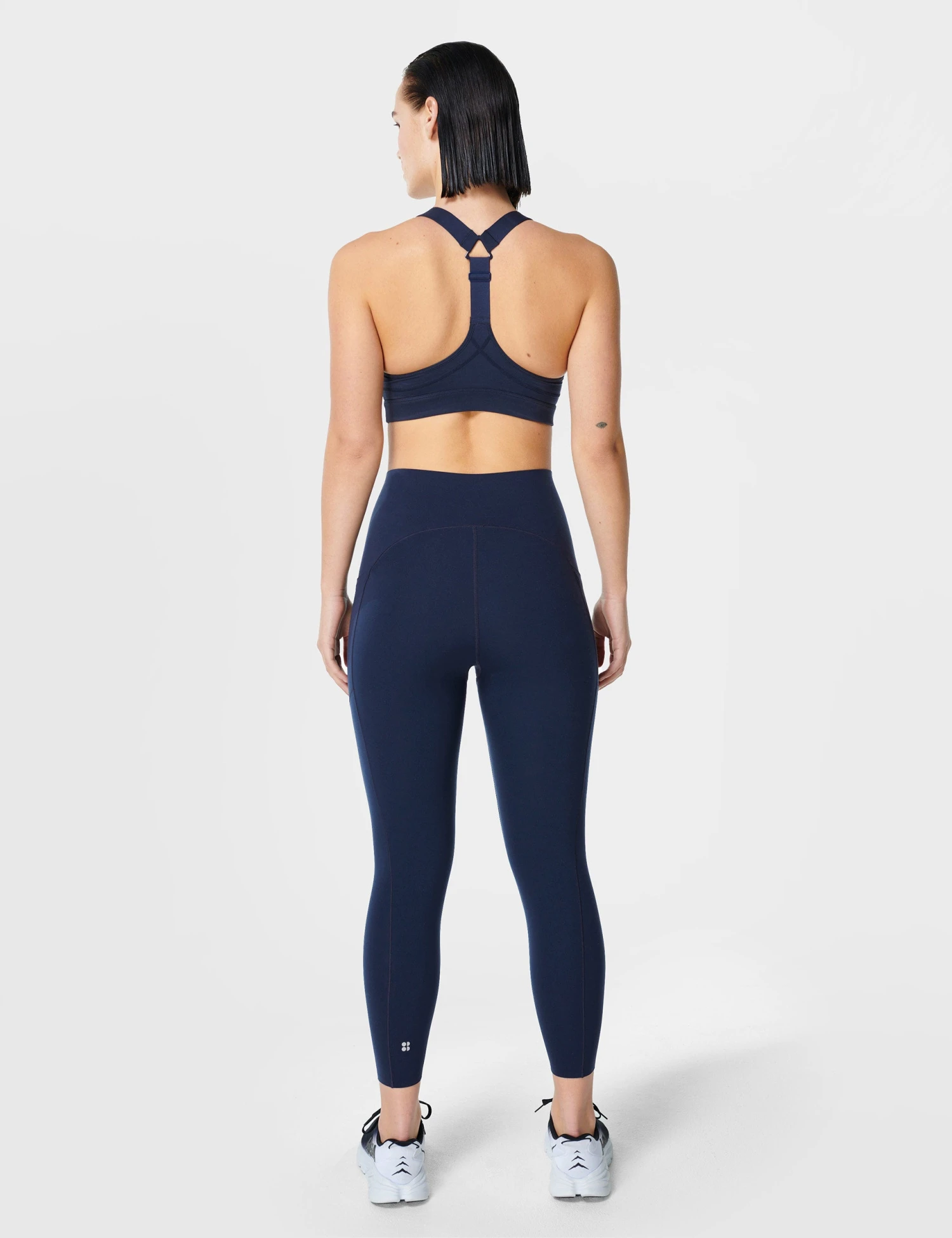 Sweaty Betty Power Medium Support Sports Bra - Navy Blue 2 Sweaty Betty Power Medium Support Sports Bra - Navy Blue - Image 2