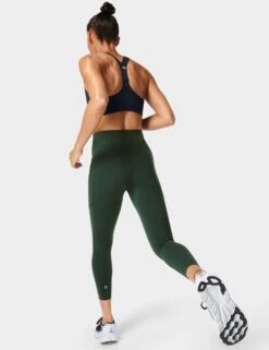 Sweaty Betty Power UltraSculpt High Waisted Gym 7/8 Leggings - Trek Green -Outlet Elevate Activewear Store sweaty betty power ultrasculpt high waisted gym 7 8 leggings trek green sb6438 7