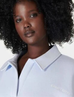 Sweaty Betty Powerhouse Collared Sweatshirt - Salt Blue 9 Sweaty Betty Powerhouse Collared Sweatshirt - Salt Blue -Outlet Elevate Activewear Store sweaty betty powerhouse collared sweatshirt salt blue sb9829 6