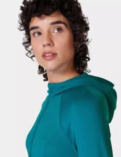 Sweaty Betty Pro Run Zip Up - Reef Teal Blue -Outlet Elevate Activewear Store sweaty betty pro run zip up reef teal blue sb9668 6