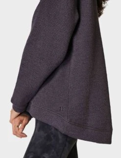 Sweaty Betty Restful Boucle Half Zip Sweatshirt - Urban Grey 7 Sweaty Betty Restful Boucle Half Zip Sweatshirt - Urban Grey -Outlet Elevate Activewear Store sweaty betty restful boucle half zip sweatshirt urban grey sb8089 3