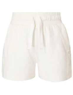 Sweaty Betty Revive High Waisted Shorts - Lily White -Outlet Elevate Activewear Store sweaty betty revive high waisted shorts lily white SB8888 5