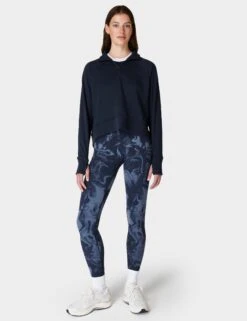 Sweaty Betty Revive Rib Half Zip Pullover - Navy Blue -Outlet Elevate Activewear Store sweaty betty revive rib half zip pullover navy blue sb8937 8