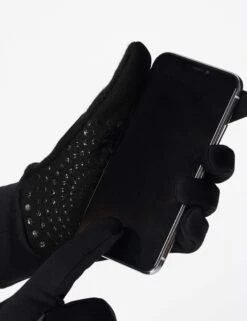 Sweaty Betty Run Gloves - Black -Outlet Elevate Activewear Store sweaty betty run gloves black sb4513 3