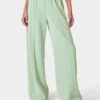 Sweaty Betty Sand Wash Cloud Weight Track Trousers - Butter Green