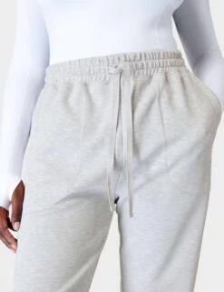 Sweaty Betty Sand Wash Cuffed Trousers - Ice Grey Marl 8 Sweaty Betty Sand Wash Cuffed Trousers - Ice Grey Marl -Outlet Elevate Activewear Store sweaty betty sand wash cuffed trousers ice grey marl sb8076 6