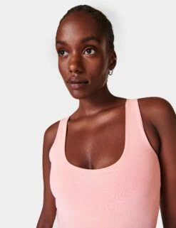 Sweaty Betty Softly Seamless Vest - Soft Pink -Outlet Elevate Activewear Store sweaty betty softly seamless vest soft pink sb9406 7
