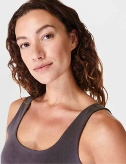 Sweaty Betty Softly Seamless Vest - Urban Grey -Outlet Elevate Activewear Store sweaty betty softly seamless vest urban grey sb9406 3