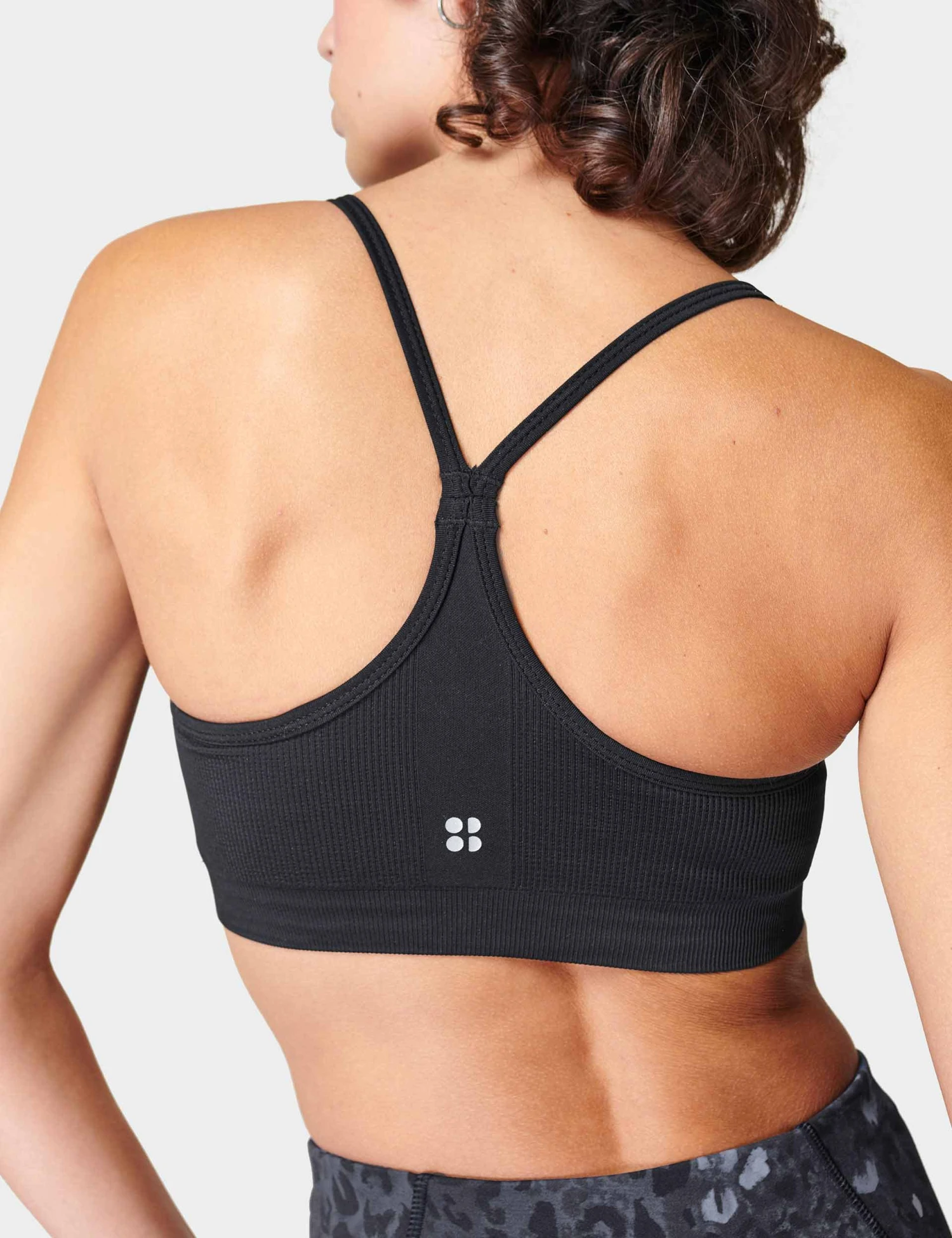 Sweaty Betty Spirit Restored Yoga Bra - Black 3 Sweaty Betty Spirit Restored Yoga Bra - Black - Image 3