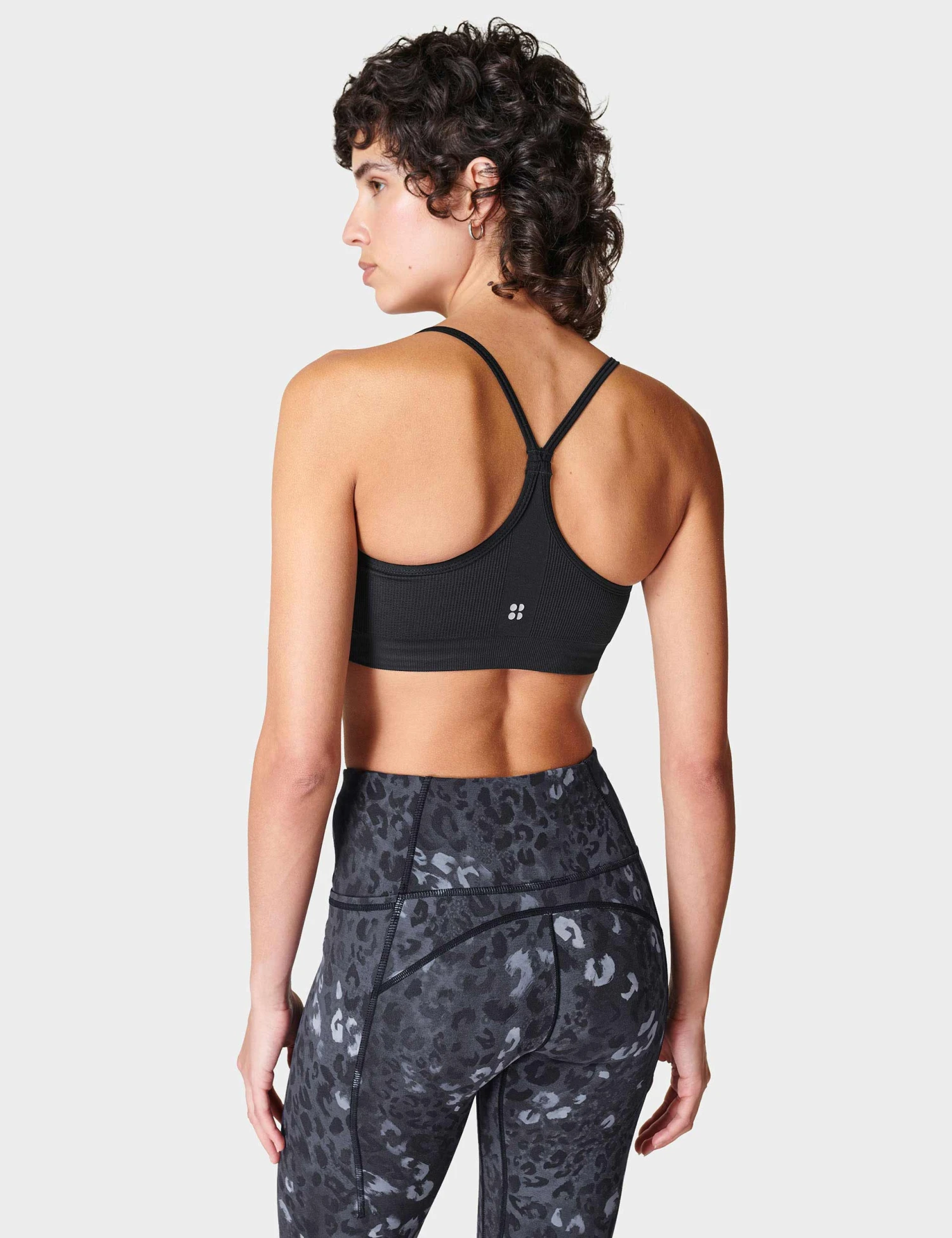 Sweaty Betty Spirit Restored Yoga Bra - Black 2 Sweaty Betty Spirit Restored Yoga Bra - Black - Image 2