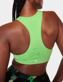 Sweaty Betty Stamina Sports Bra - Zest Green -Outlet Elevate Activewear Store sweaty betty stamina sports bra zest green sb8758 6