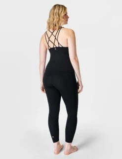 Sweaty Betty Super Soft Strappy Back Gym Bra Vest - Black -Outlet Elevate Activewear Store sweaty betty super soft strappy back gym bra vest black sb9014 2
