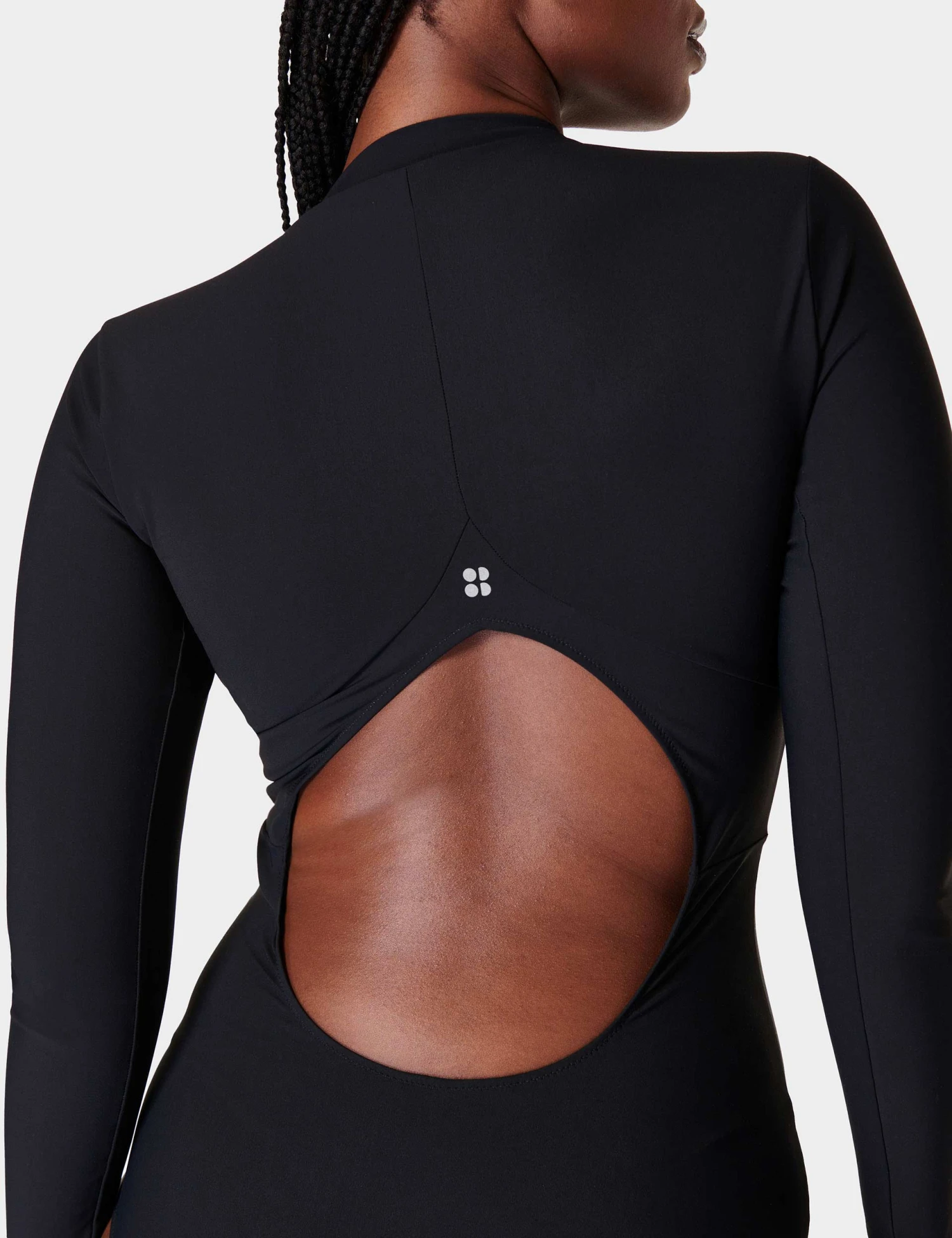 Sweaty Betty Tidal Xtra Life Long Sleeve Swimsuit - Black A 4 Sweaty Betty Tidal Xtra Life Long Sleeve Swimsuit - Black A - Image 4