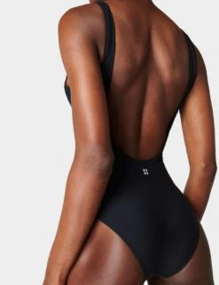 Sweaty Betty Tidal Xtra Life Swimsuit - Black A -Outlet Elevate Activewear Store sweaty betty tidal xtra life swimsuit black a sb8159 2