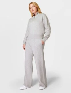 Sweaty Betty Timeless Track Pant - Light Grey Marl -Outlet Elevate Activewear Store sweaty betty timeless track pant light grey marl sb9483 2