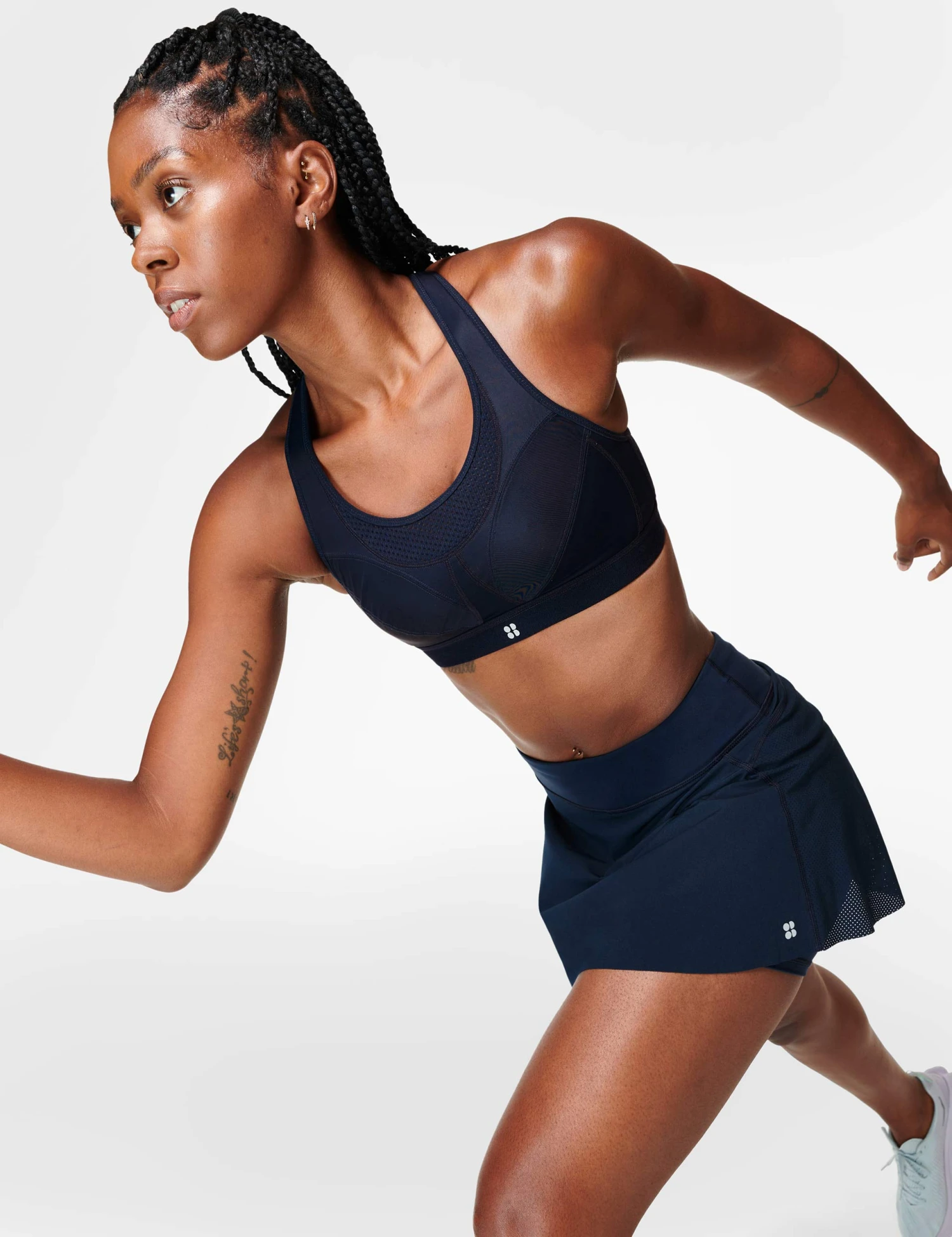 Sweaty Betty Ultra Running Bra - Navy Blue 3 Sweaty Betty Ultra Running Bra - Navy Blue - Image 3