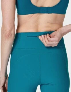 Sweaty Betty Zero Gravity 7/8 Illuminate Running Leggings - Reef Teal/Salt Blue Reflective -Outlet Elevate Activewear Store sweaty betty zero gravity 7 8 illuminate running leggings reef teal salt blue reflective sb9103 6