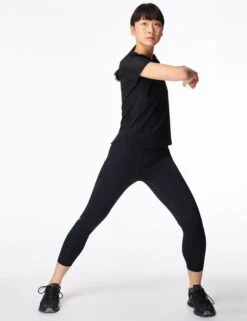 Sweaty Betty Zero Gravity High Waisted 7/8 Running Tight - Black -Outlet Elevate Activewear Store sweaty betty zero gravity hw 7 8 running tight black sb4907p 3
