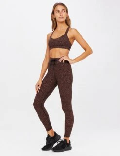 Leo 25" Midi Pant - Leopard -Outlet Elevate Activewear Store the upside leo 25in midi pant leopard USW223005 4