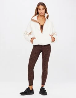 Leo 25" Midi Pant - Leopard -Outlet Elevate Activewear Store the upside leo 25in midi pant leopard USW223005 5