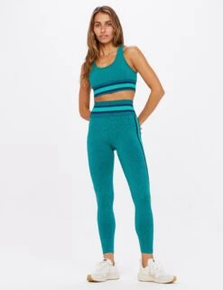 Marle Seamless Sandy Bra - Emerald -Outlet Elevate Activewear Store the upside marle seamless sandy bra emerald USW123008 5