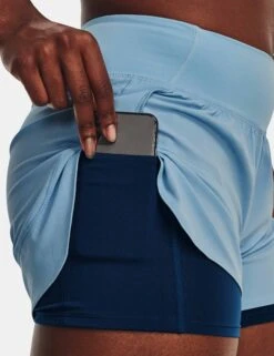 Under Armour Flex Woven 2-in-1 Shorts - Blizzard/Varsity Blue -Outlet Elevate Activewear Store under armour flex woven 2 in 1 shorts blizzard blue 1376936 490 4