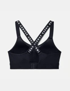 Under Armour Infinity High Sports Bra - Black -Outlet Elevate Activewear Store under armour infinity high sports bra black 4