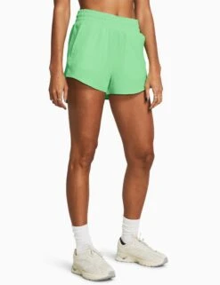 Under Armour Vanish 3" Shorts - Matrix Green -Outlet Elevate Activewear Store under armour vanish 3in shorts matrix green 1376935 350 1