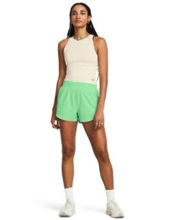 Under Armour Vanish 3" Shorts - Matrix Green -Outlet Elevate Activewear Store under armour vanish 3in shorts matrix green 1376935 350 5