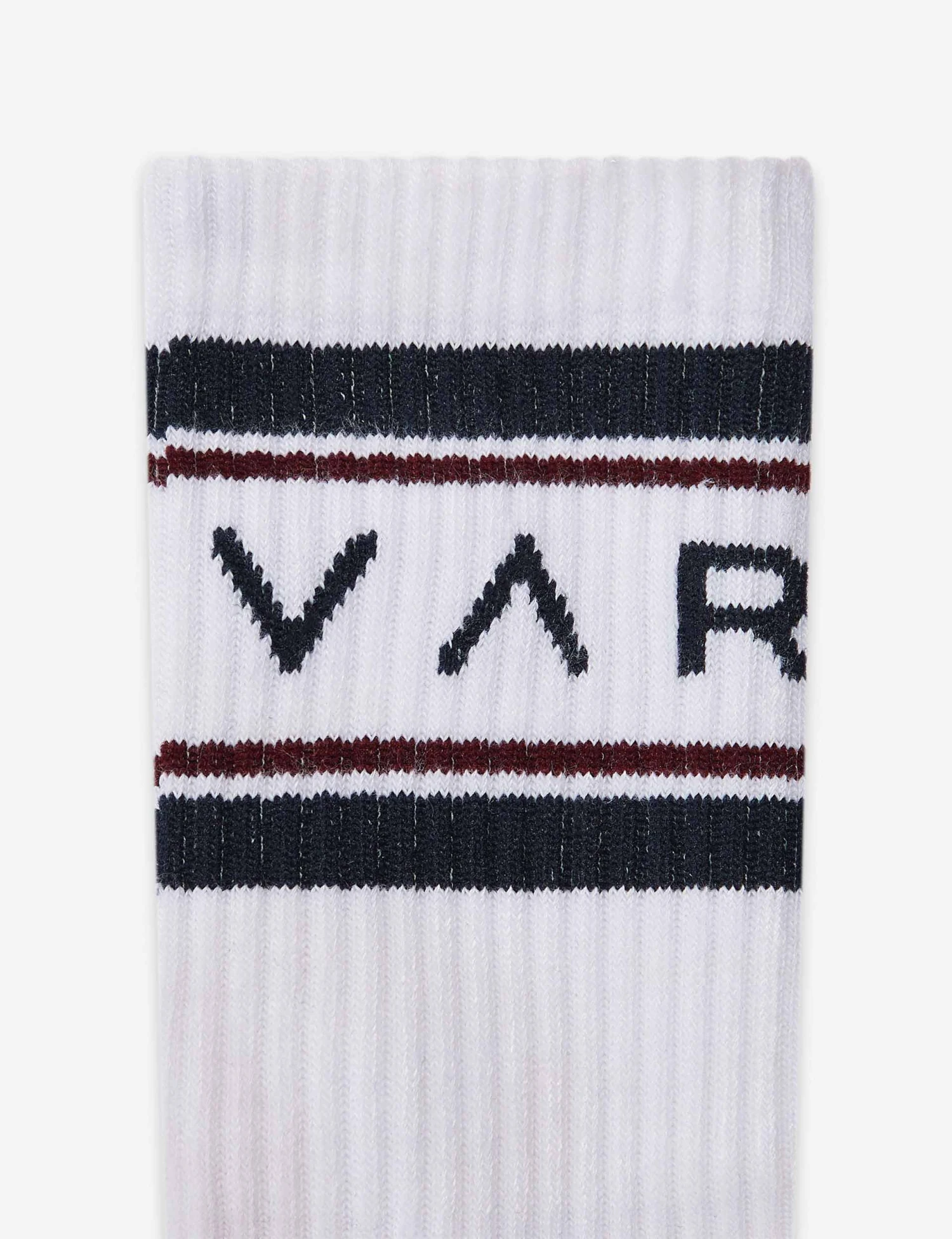 Varley Astley Active Sock - White/Blue Nights/Port 2 Varley Astley Active Sock - White/Blue Nights/Port - Image 2