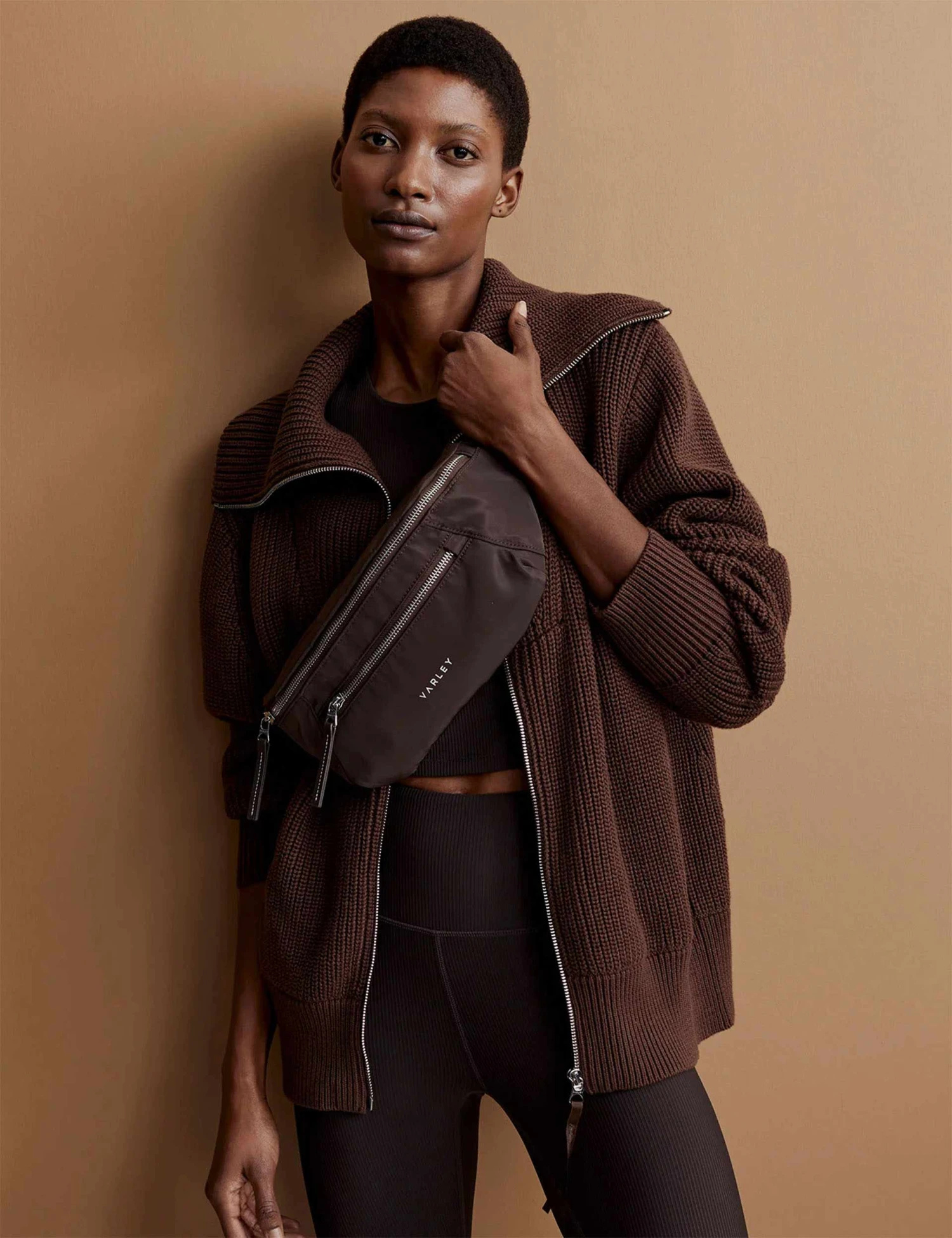 Varley Lasson Belt Bag - Coffee Bean 2 Varley Lasson Belt Bag - Coffee Bean - Image 2