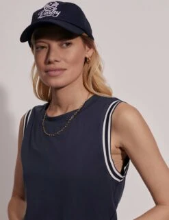 Varley Noa Club Cap - Blue Nights -Outlet Elevate Activewear Store varley noa club cap blue nights VAR01844 3