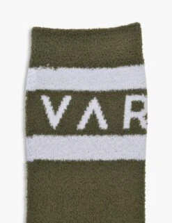Varley Spencer Sock - Dark Olive/Egret -Outlet Elevate Activewear Store varley spencer sock dark olive egret 2