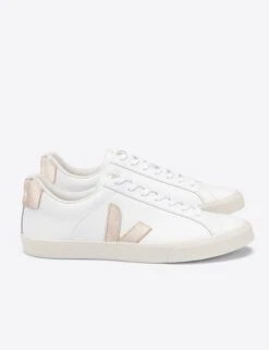 Veja Esplar Leather - White Platine -Outlet Elevate Activewear Store veja esplar leather trainers white platine VEJA EO022490 4