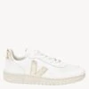 Veja V-10 Leather - White Platine