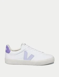 Veja Campo Canvas - White Swan Lavande