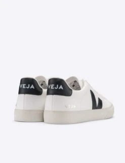 Veja Campo Leather - White Black -Outlet Elevate Activewear Store veja w campo chromefree leather trainers white black CP051537 3