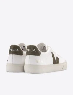 Veja Campo Leather - White Kaki | Women's -Outlet Elevate Activewear Store veja w campo leather trainers white kaki CP052347 3