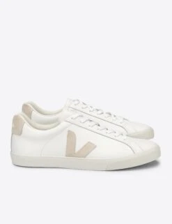 Veja Esplar Leather - Extra-White Sable -Outlet Elevate Activewear Store veja w esplar leather trainers extra white sable EO022335 4