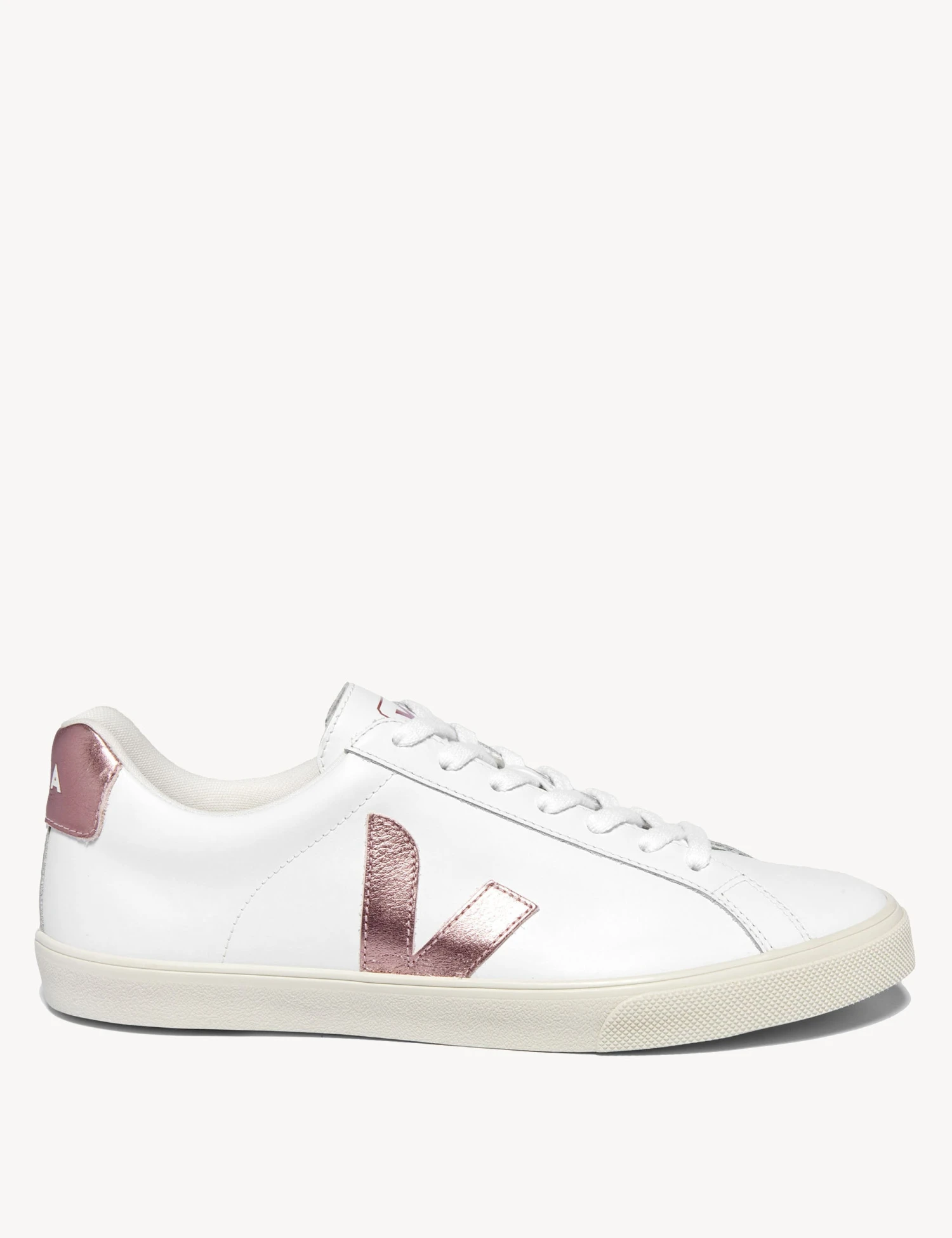 Veja Esplar Leather - White Nacre 1 Veja Esplar Leather - White Nacre