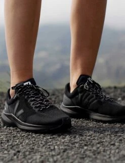 Veja Marlin V-Knit - Full Black -Outlet Elevate Activewear Store veja w marlin v knit trainers full black 1