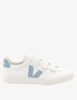Veja Recife Leather - Extra-White Steel
