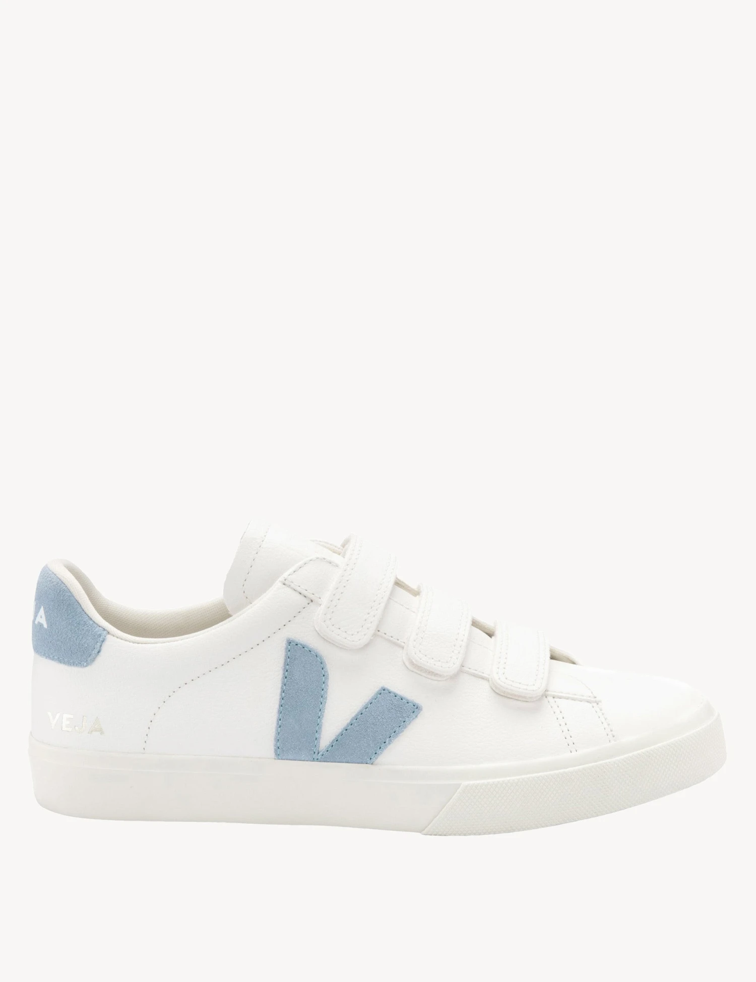 Veja Recife Leather - Extra-White Steel 1 Veja Recife Leather - Extra-White Steel