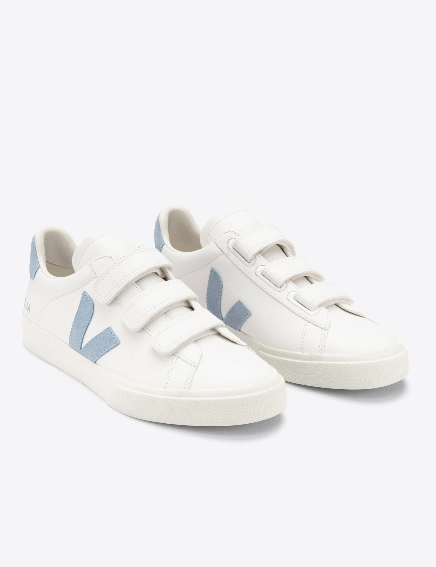Veja Recife Leather - Extra-White Steel 2 Veja Recife Leather - Extra-White Steel - Image 2