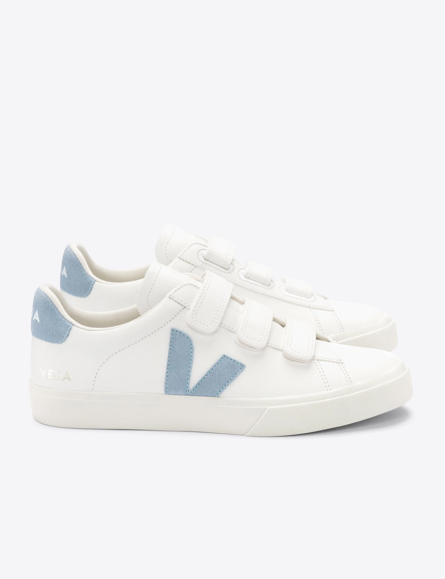 Veja Recife Leather - Extra-White Steel 3 Veja Recife Leather - Extra-White Steel - Image 3