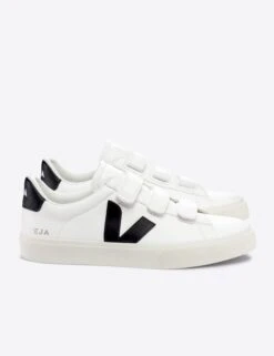 Veja Recife Leather - White Black -Outlet Elevate Activewear Store veja w recife leather trainers white black RC0502790 2