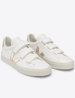 Veja Recife Leather - Extra-White Platine 6 Veja Recife Leather - Extra-White Platine -Outlet Elevate Activewear Store veja w recife trainers extra white platine RC052762 2
