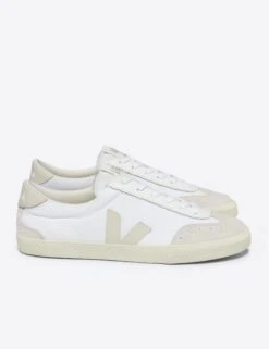 Veja Volley Canvas - White Pierre -Outlet Elevate Activewear Store veja w volley canvas trainers white pierre VO0103523 4