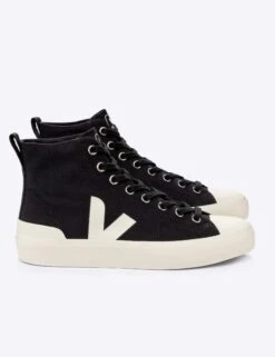 Veja Wata II Canvas - Black Pierre -Outlet Elevate Activewear Store veja w wata ii canvas trainers black pierre PA0101397 5