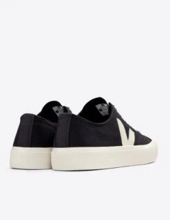 Veja Wata II Low Canvas - Black Pierre -Outlet Elevate Activewear Store veja w wata ii low canvas trainers black pierre PL0101397 3